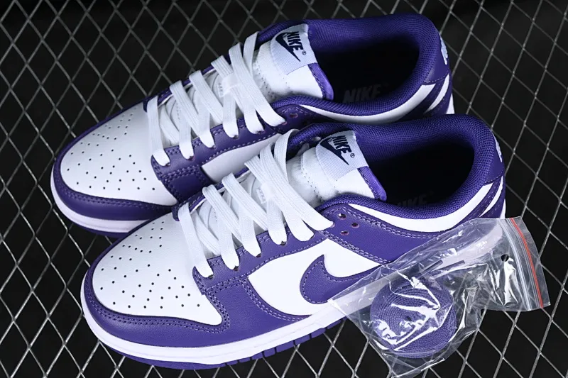 All categories Nk SB Dunk Series Nk SB Dunk Low low-top sneakers Cost-effective version Nk Dunk Low SB Retro White and Purple Dunk Series low-top casual sports skateboard shoes DD1391-104